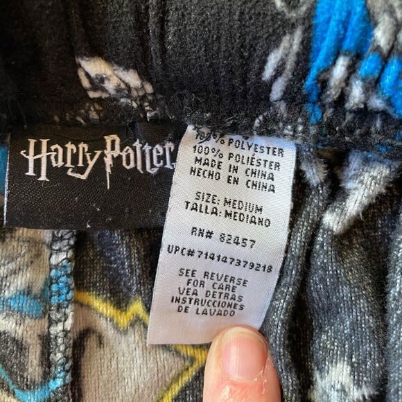 Harry Potter Size Medium Fleece Lounge Pants - Picture 2 of 4